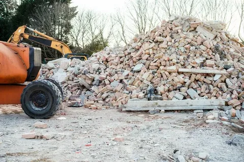 Heavy building material removal Dubai