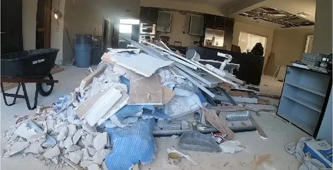 Renovation debris removal Dubai